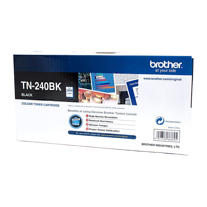 Brother TN-240 Black Toner Cartridge OEM