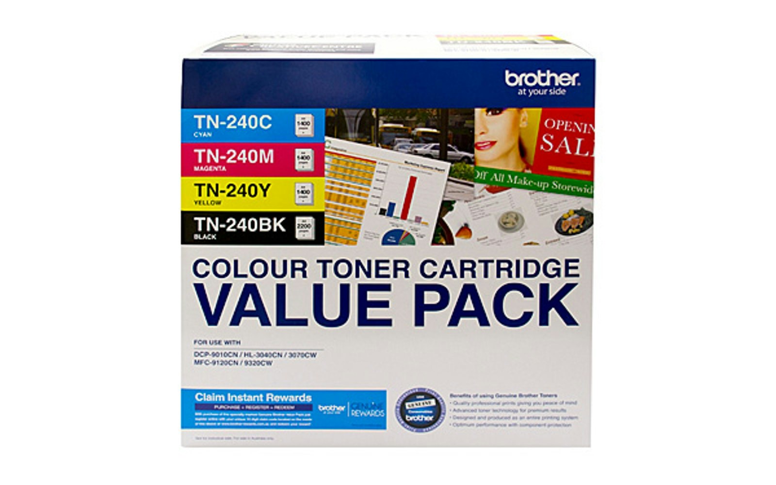 Brother TN-240 Colour 4 Pack