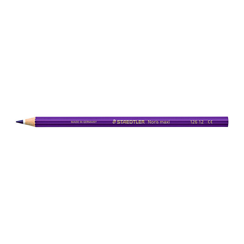 Staedtler Noris Club MAXI Learner Colour Pencil - 12 Pack - Violetet