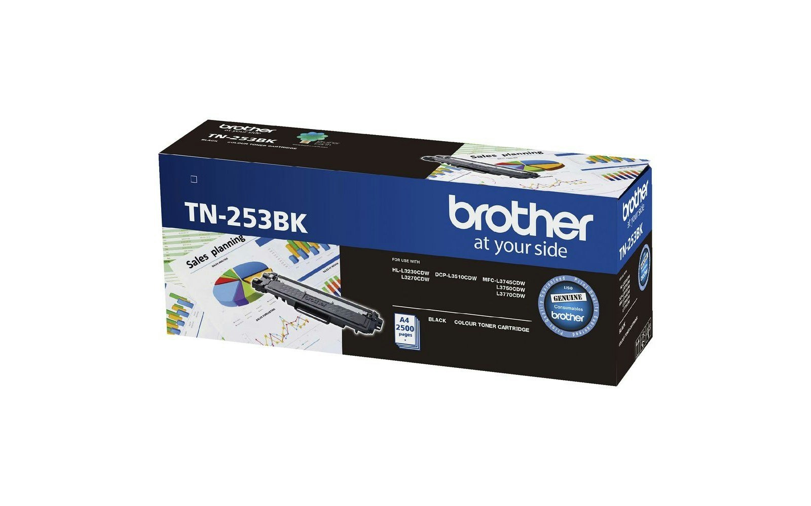 Brother TN-253 Black Toner Cartridge OEM