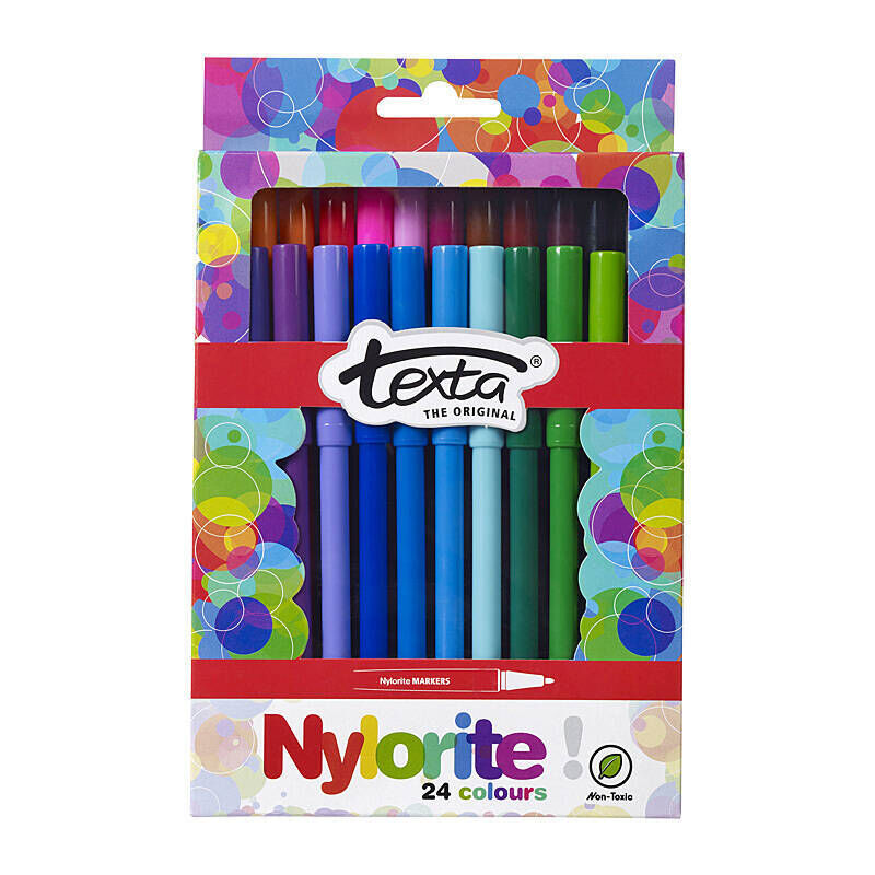 Texta Nylorite Colouring Marker Pack 24