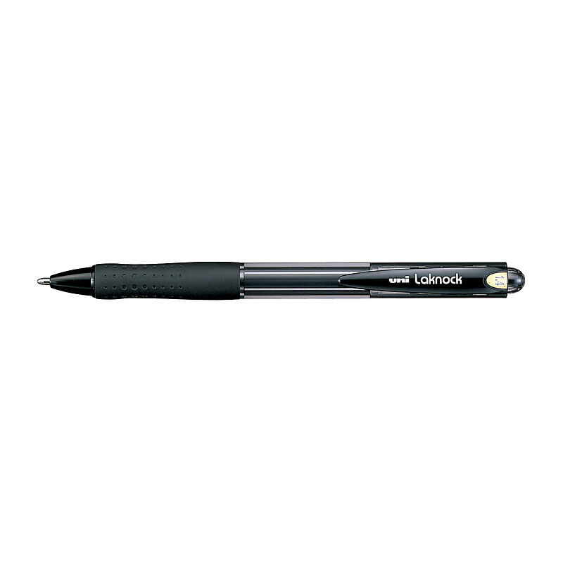 Uni Laknock Ballpoint Pen 1.4mm Black Box 12