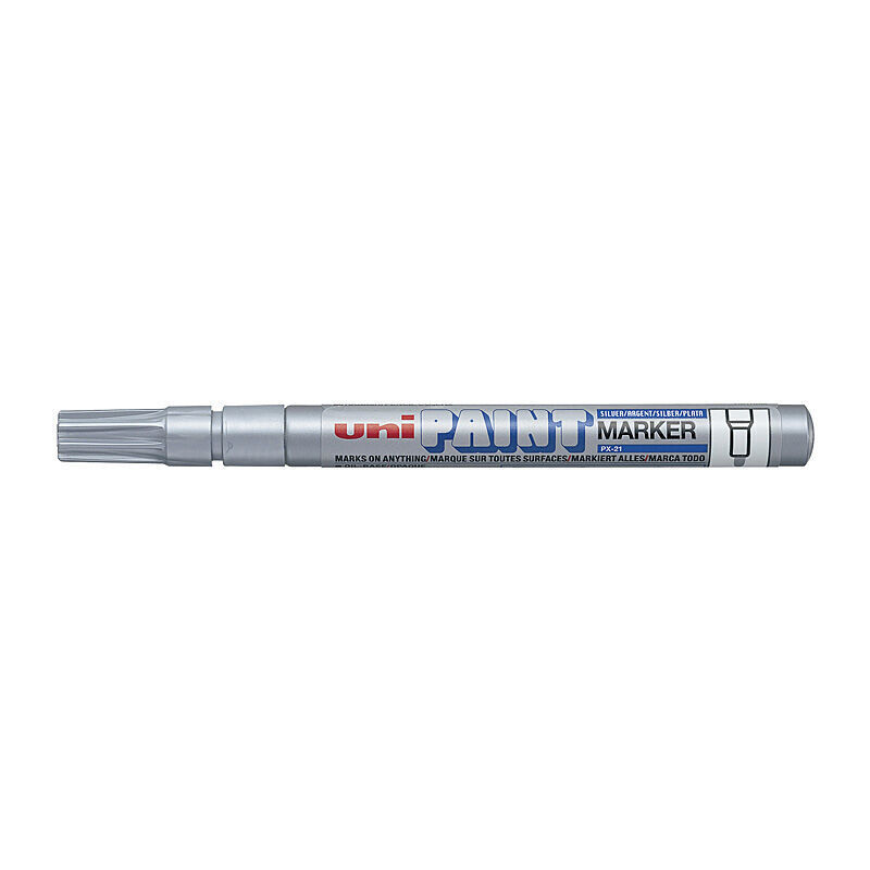 Uni Paint Marker Bullet Tip PX21 Silver Box 12