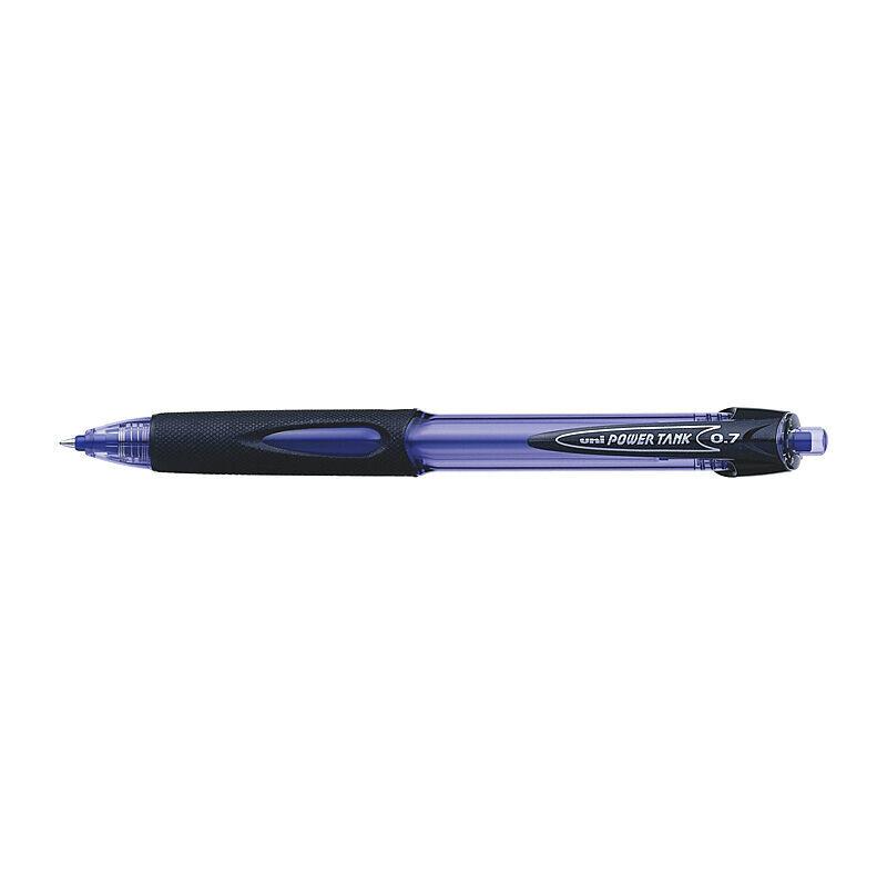 Uni PowerTank Retractable 0.7mm Blue Box 12