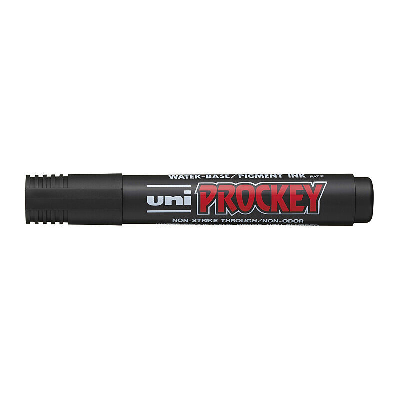 Uni Prockey Permanent Marker Black Box 12