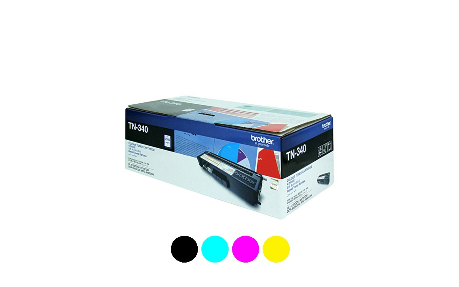 Brother TN-340 Magenta Toner Cartridge OEM