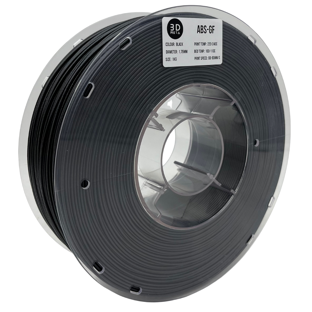 3D Meta Glass Filled ABS Black 1KG Spool M-ABSGF-BLA-1KGX1.75MM