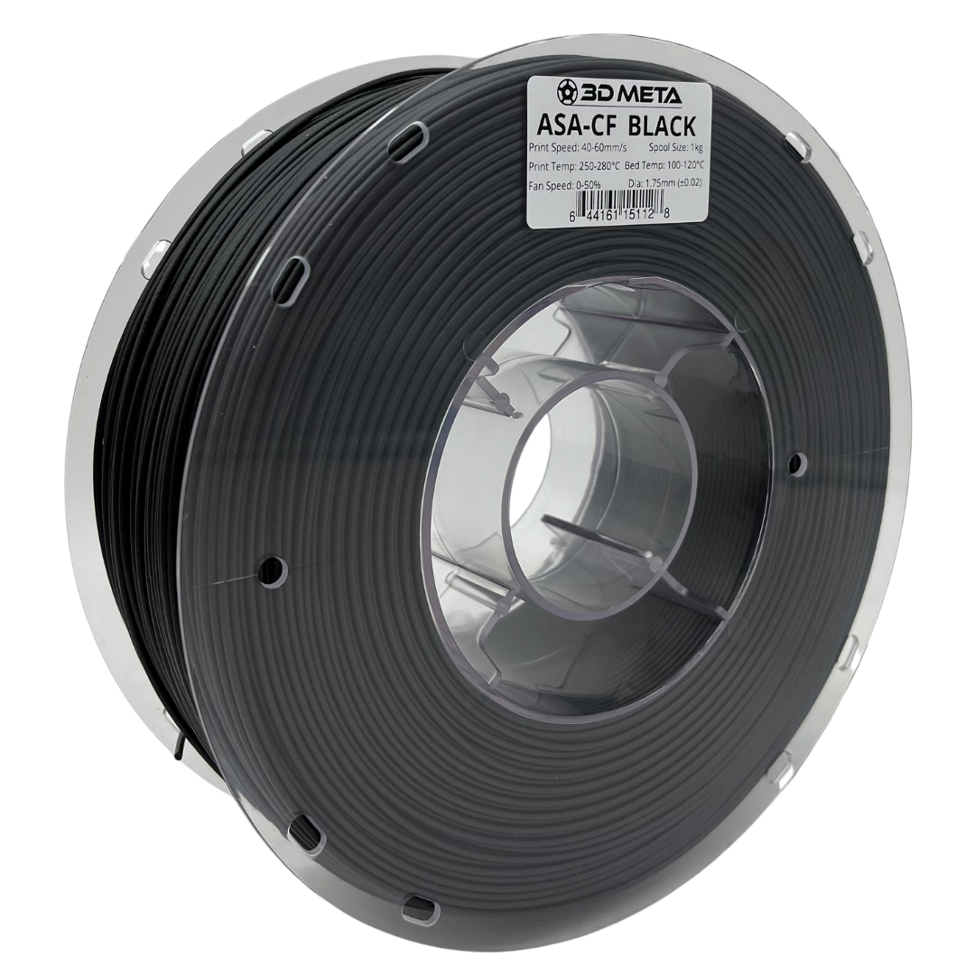 3D Meta Carbon Fiber ASA Black 1KG Spool M-ASACF-BLA-1KGX1.75MM
