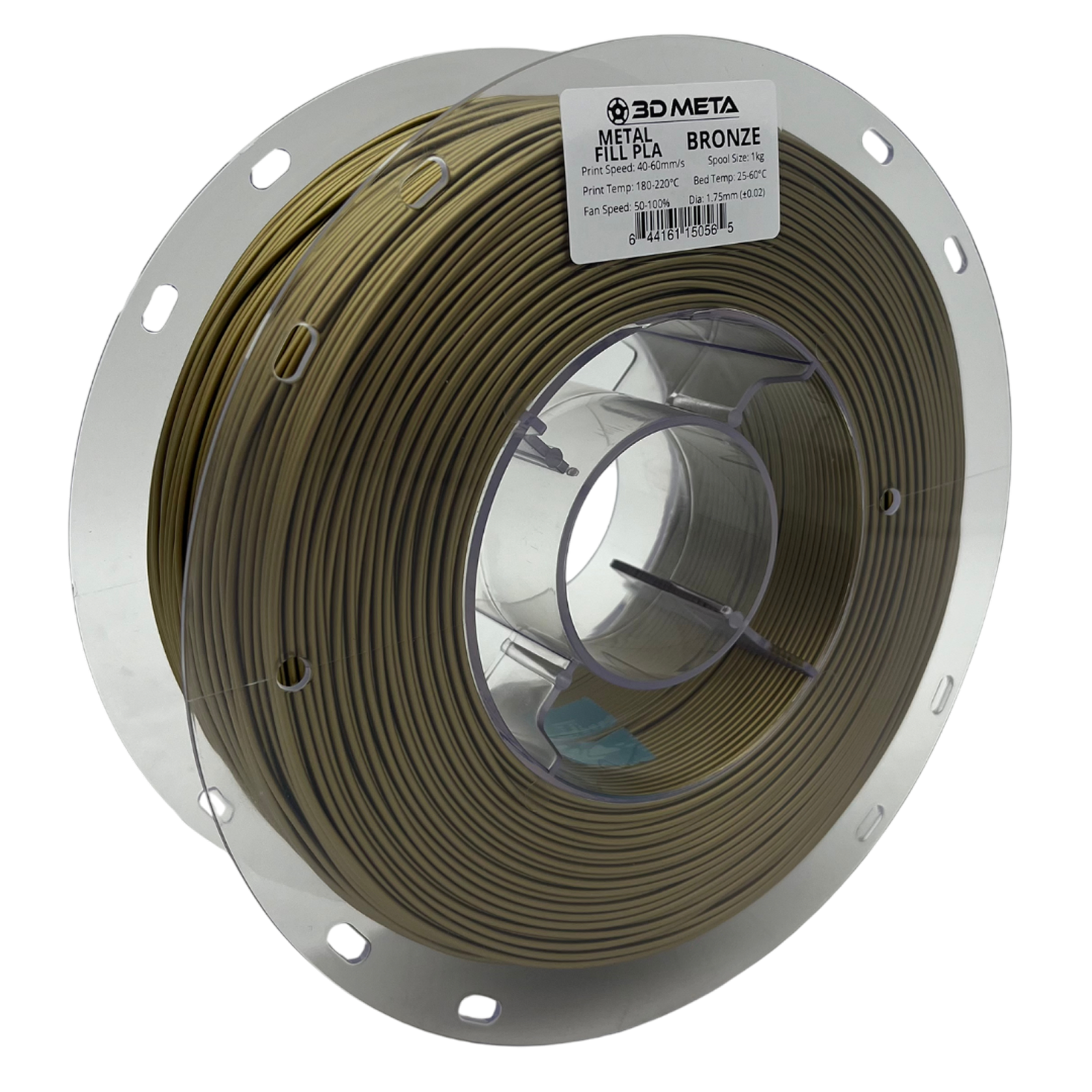 3D Meta Metal Fill PLA Bronze 1KG Spool M-MET-BRON-1KGX1.75MM