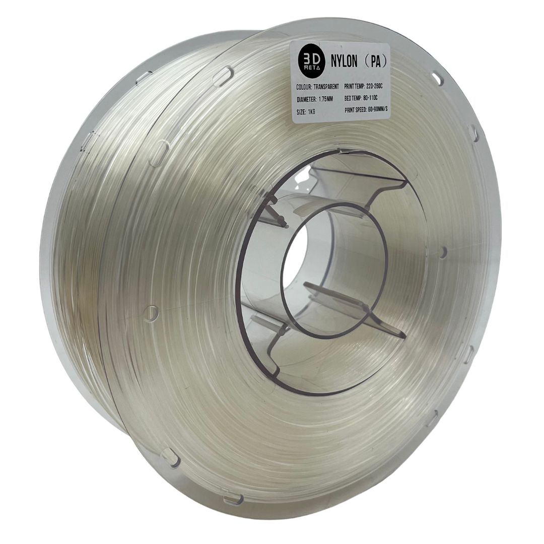 3D Meta PA (Nylon) Transparent 1KG Spool M-PA-TRANS-1KGX1.75MM