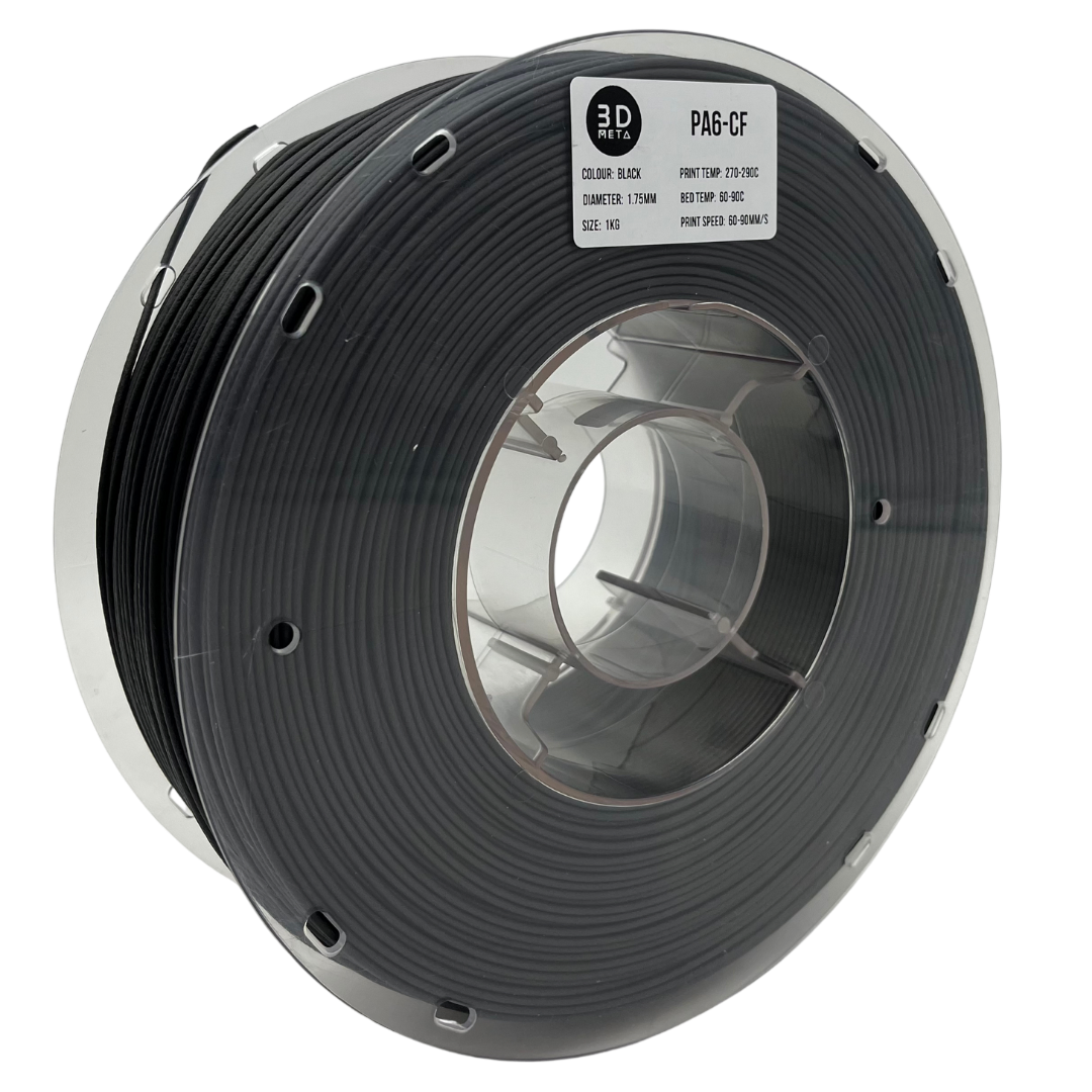 3D Meta Carbon Fiber PA (Nylon) PA6-CF 1KG Spool M-PA6CF-BLA-1KGX1.75MM