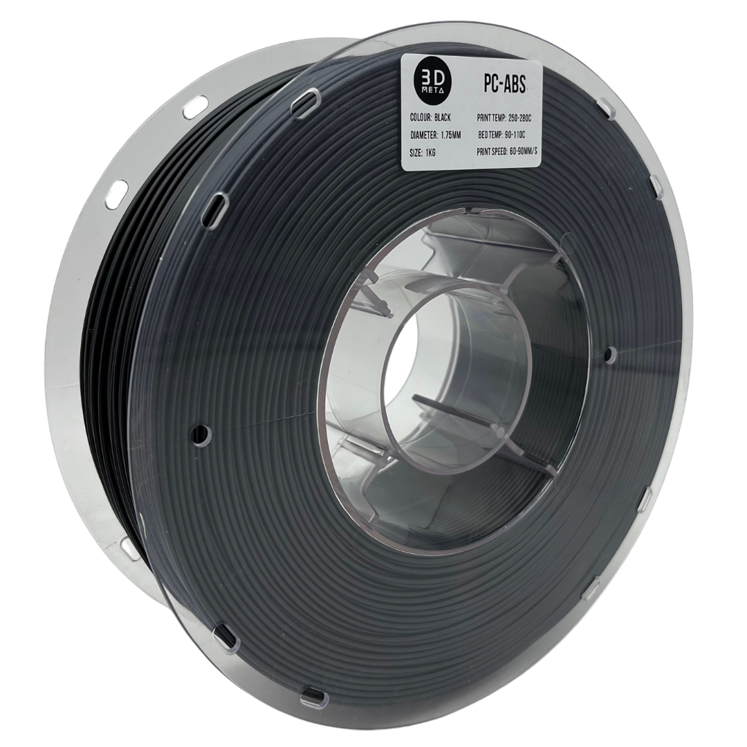 3D Meta PC-ABS Black 1KG Spool M-PCABS-BLA-1KG-1.75MM