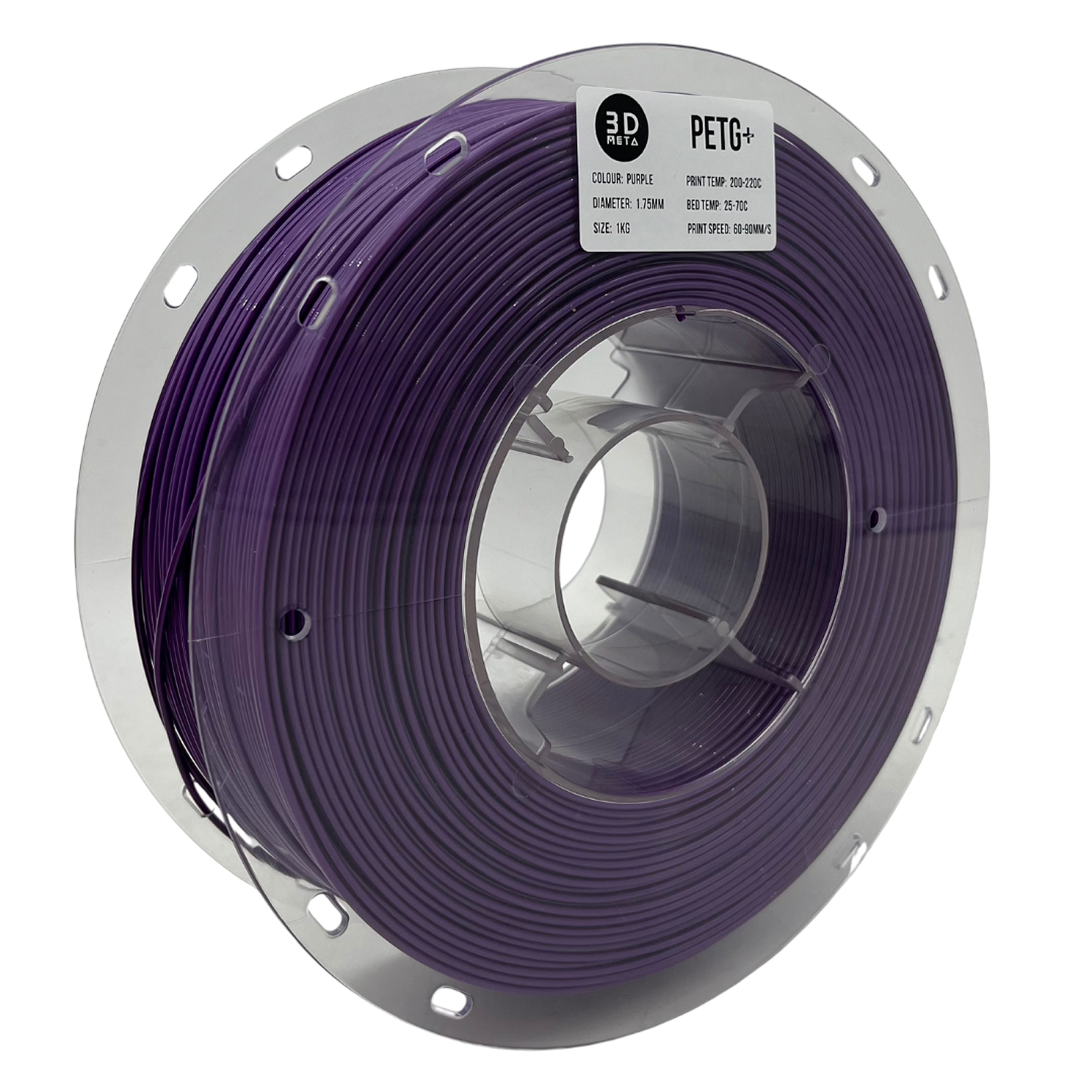 3D Meta PETG HS Purple 1KG Spool M-PETGHS-PURP-1KGX1.75MM