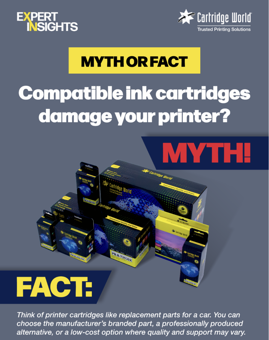 Myth or Fact: Do Compatible Ink Cartridges Damage Your Printer?