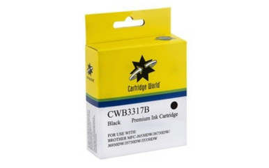 Cartridge World Brother LC-3317B Black Ink Cartridge