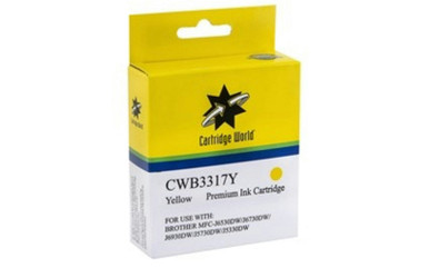 Cartridge World Brother LC-3317Y Yellow Ink Cartridge