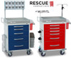 Cardinal Scales RC333333336PED DETECTO Rescue Series Pediatric Medical Cart, 9 multicolor drawers, NEW