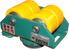 Hilman Rollers, KBSP-12P, Swivel Padded Top, Polyurethane Wheel Dolly Kit, 12 Ton Cap. Heavy Equipment Moving Skates