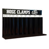 Durham 906-08-S129, 10 Loop Hose Clamp Rack, 23.25"W x 16.13"H x 5.38"D