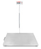 DETECTO Veterinary Scale, Digital, 550 lb x .2 lb / 250 kg x .1 kg, Wheels, Handle
