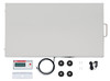 DETECTO Veterinary Scale, Digital, 550 lb x .2 lb / 250 kg x .1 kg, Wheels, Handle