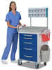 Cardinal Scales RC333333336PED DETECTO Rescue Series Pediatric Medical Cart, 9 multicolor drawers, NEW