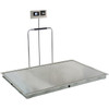 Detecto Solace Stainless Steel In-Floor Dialysis Scale, 1,000 lb x 0.2 lb, 72" x 48"