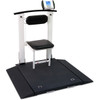 Detecto 6570-AC Portable Wheelchair Scale with Seat 1,000 lb x 0.2 lb, BMI, RS232, with AC Adapter