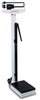 Detecto 438 Weigh Beam Eye-Level Physician Scale with Height Rod and Wheels, 400 lb x 4 oz Capacity