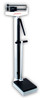 Detecto 2381 Weigh Beam Eye-Level Physician Scale with Height Rod and Wheels, 180 kg x 100 g Capacity