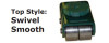Hilman Rollers, BSS-6P, Swivel Smooth Top and Polyurethane Wheel Bull Dolly, 6 Ton Capacity