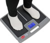 Detecto SlimPRO Low-Profile Bathroom Scale 440 lb x 0.2 lb, RS232 Healthcare Balance, Used - Like New