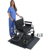 Detecto BRW1000 Portable Wheelchair Scale 1,000 lb x 0.2 lb BMI, RS232