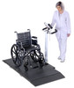 Detecto 8550-C Portable Stretcher Scale 1,000 lb x 0.2 lb, with Column, Wifi