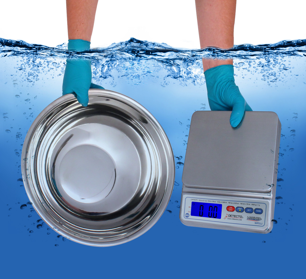 Cardinal Scales WPS12UT Underpad/Wet Diaper Scale, Mariner Waterproof
