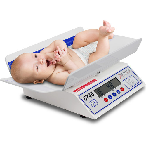 Detecto 6745 Digital Baby Scale, 30 lb x 0.1 oz, Pediatric Scale RS232 -  Scale Warehouse and More