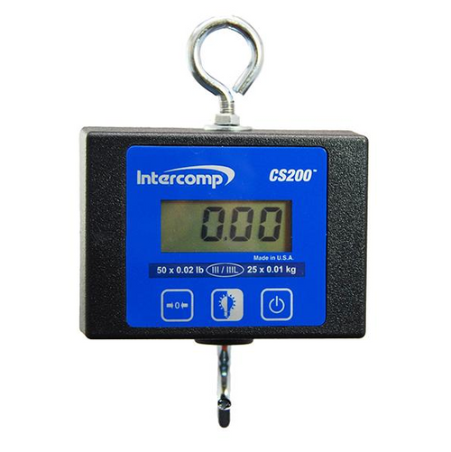 Optima OP-924B LCD Digital Crane Scale with Remote, 3,000 lb x 1 lb