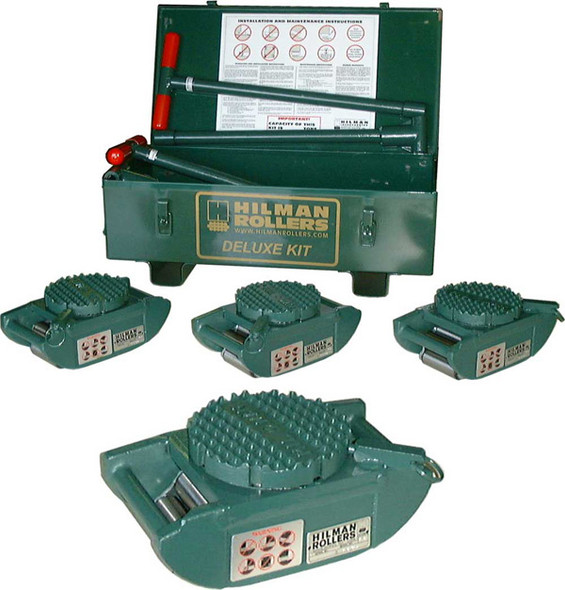 Hilman Rollers, KRS-40-SLD, Steel FT Series Deluxe Kit, 40 Ton Capacity