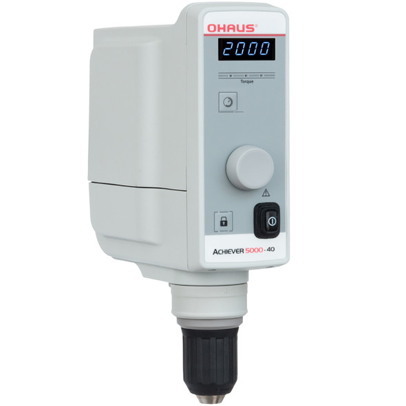 Ohaus 30586764 e-A51ST040 Overhead Stirrer 30 - 2000rpm, 25L, 25,000 mPa Ohaus 30586764 e-A51ST040 Overhead Stirrer 30 - 2000rpm, 25L, 25,000 mPa