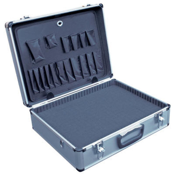 Vestil CASE-1814-FM Aluminum Tool Case - Foam Insert, 14" Length X 18" Width X 6" Height, 6 lbs