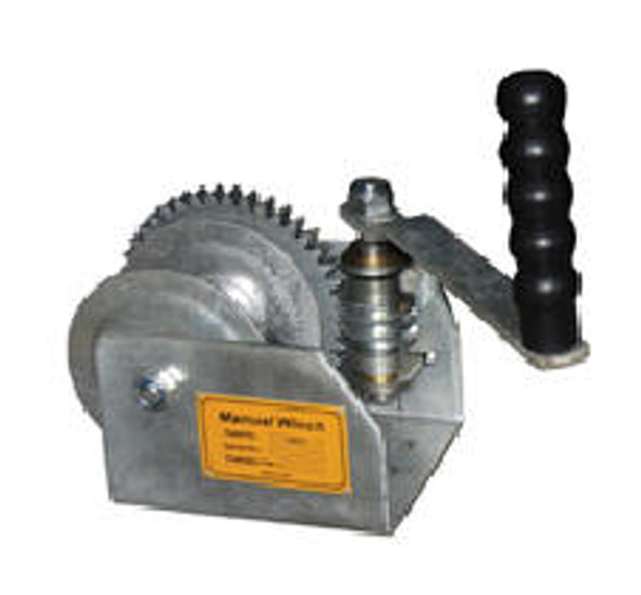 Vestil WALL-S Wall Mounted Hand Winch, Single
