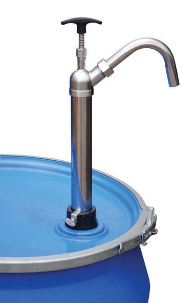 Vestil LDP-SS-316 Manual Drum and Pail Hand Pump, 316 Stainless Steel, 2" Bung Size