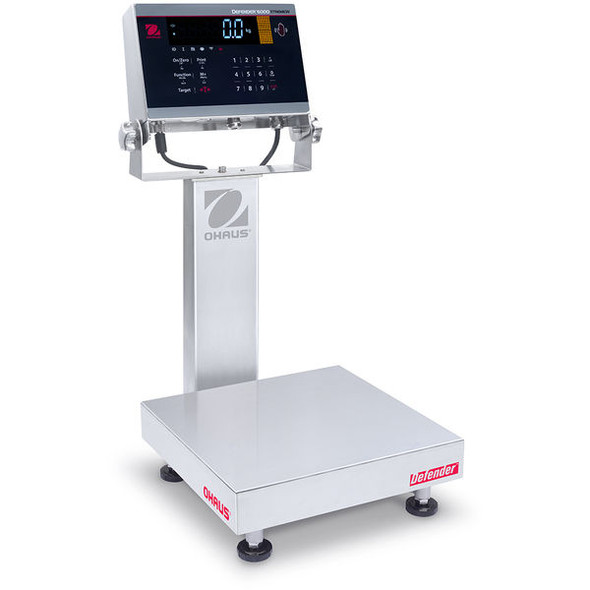Ohaus Defender 6000 Hyrbid 12 x 12 Bench Scale, 50 lb x 0.01 lb, NTEP 30631720