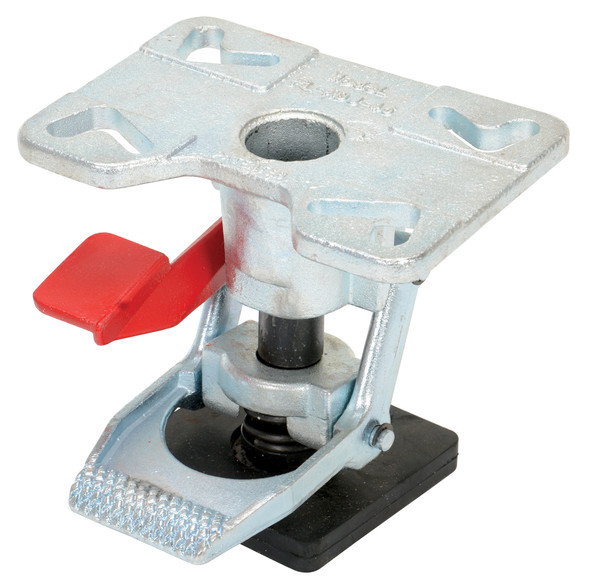 Vestil FL-ADJ-46 Adjustable Height Floor Lock, Heavy Duty Cast Steel, 6-1/4"-8" Extended H, 5-1/2"-7-1/4" Retracted H