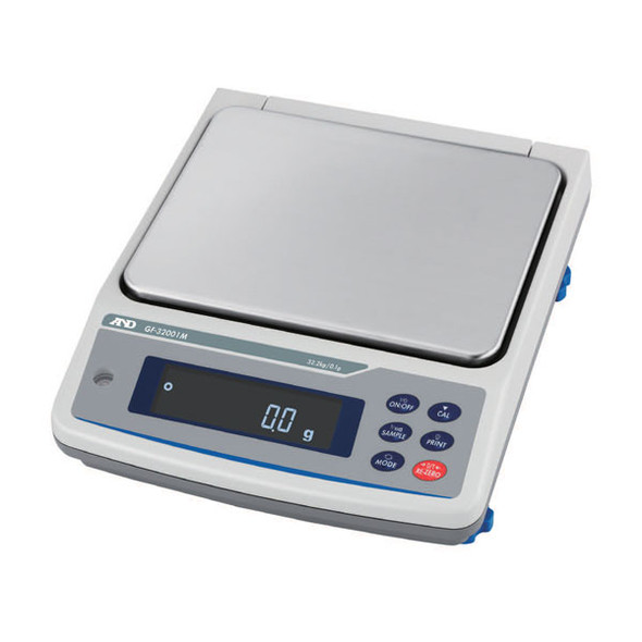 A&D Apollo GF-12001M Precision Balance | 12.2kg x 0.1g High-Capacity Laboratory Scale | External Calibration, Advanced Weighing Accuracy
