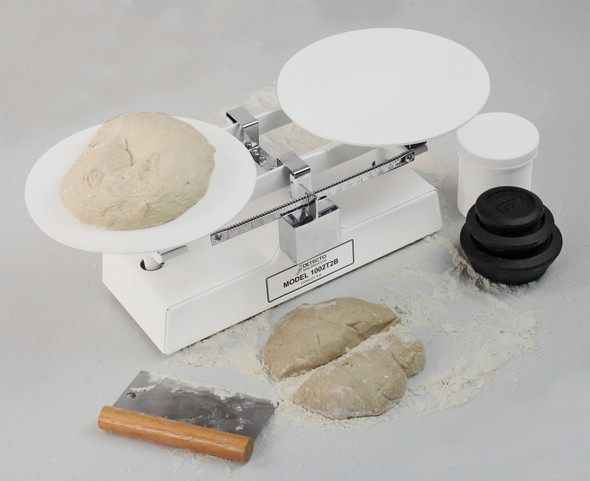 Detecto, 1002TBKG, Mechanical Dough Scale w/ Scoop, 5 kg capacity, 500 g x 5 g