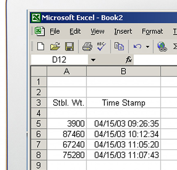 Cardinal Scales WIN-DDE Dynamic Data Exchange Server Software,