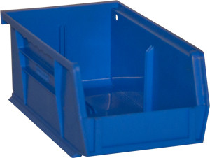 Durham PB30220-52, Plastic Hook on Bin, 4"x7"x3", Blue (pack of 24)