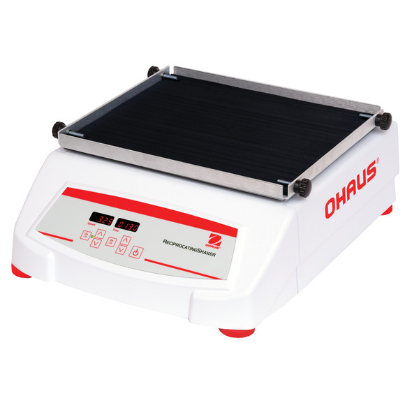 Ohaus 30391828 SHRC0719DG Laboratory Reciprocating Shaker 20 to 300 rpm 15 lb Capacity RS232 Interface LED Display