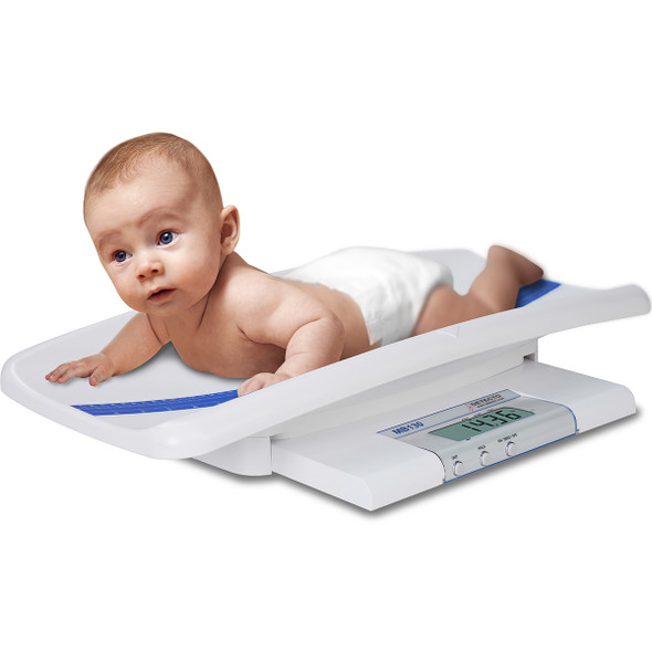 Detecto MB130 Digital Pediatric Scale with Weighing Tray and Measuring Tape 44 lb x 0.02 lb